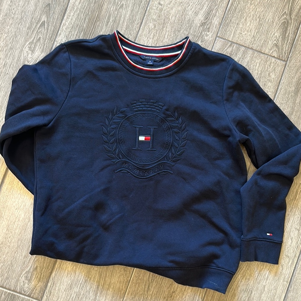 Tommy Hilfiger Navy Blue Men's Sweater